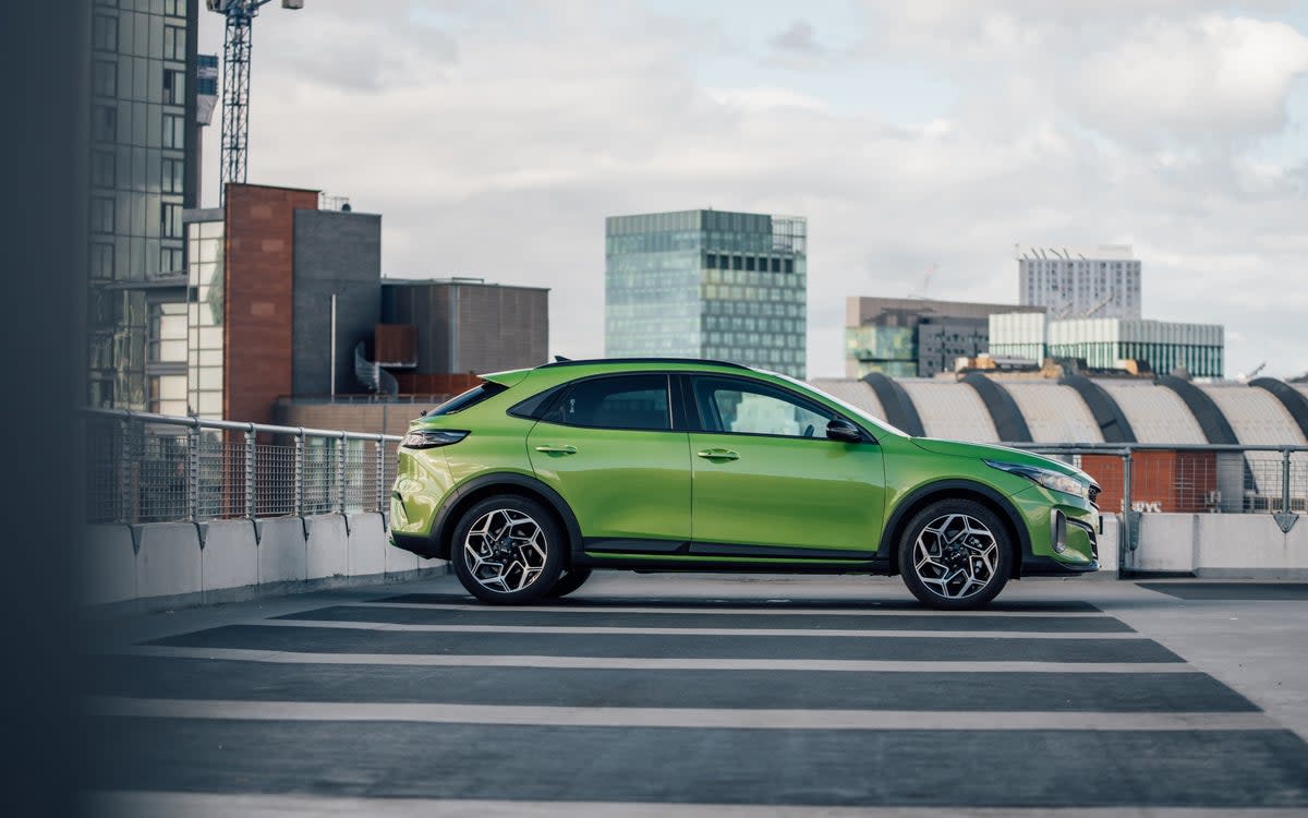 Kia took its standard Ceed hatch, added black plastic wheel arches and bigger bumpers (Kia)