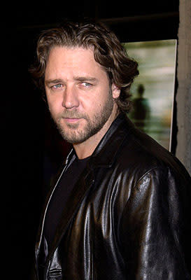 Russell Crowe at the Beverly Hills premiere of A Beautiful Mind