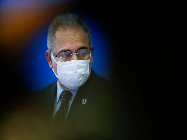 Brazil's Health Minister Marcelo Queiroga