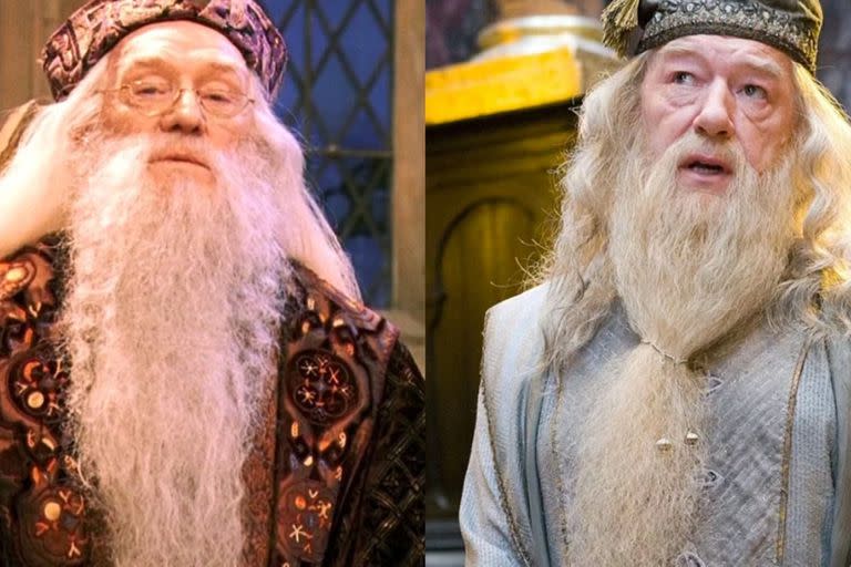 Los dos  Albus Dumbledore (Foto captura película)