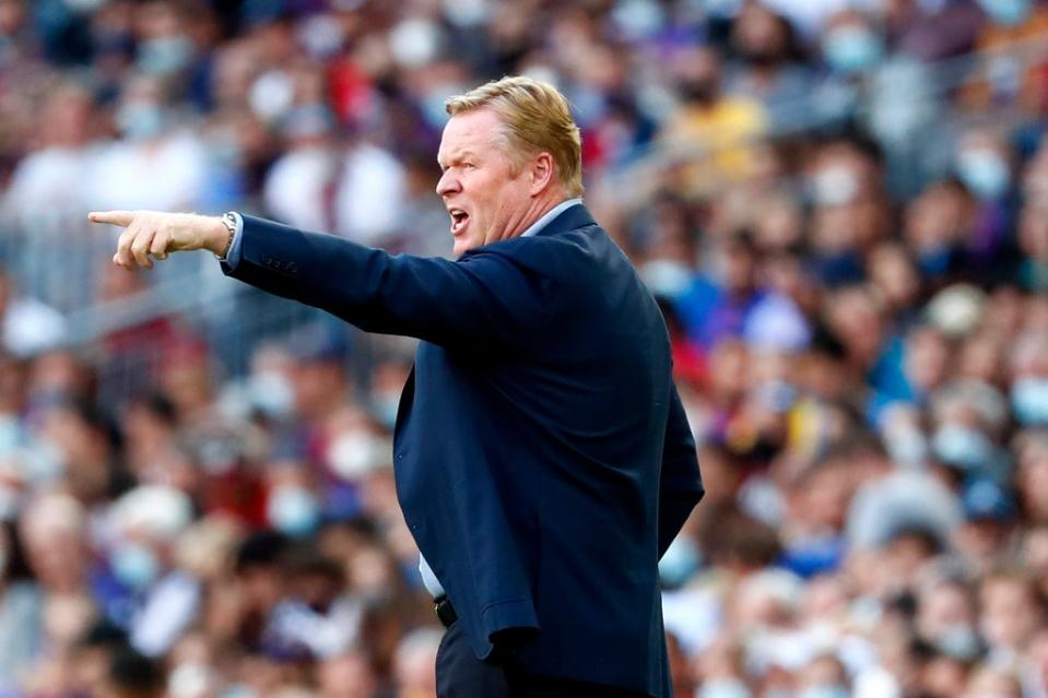 Ronald Koeman has been sacked by Barcelona  (AP)