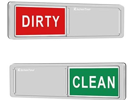Dishwasher Magnet Clean Dirty Sign - Classic Clean Dirty Magnet for  Dishwasher - Strong Magnet Dirty Clean Dishwasher Magnet - Stylish Home  Decor