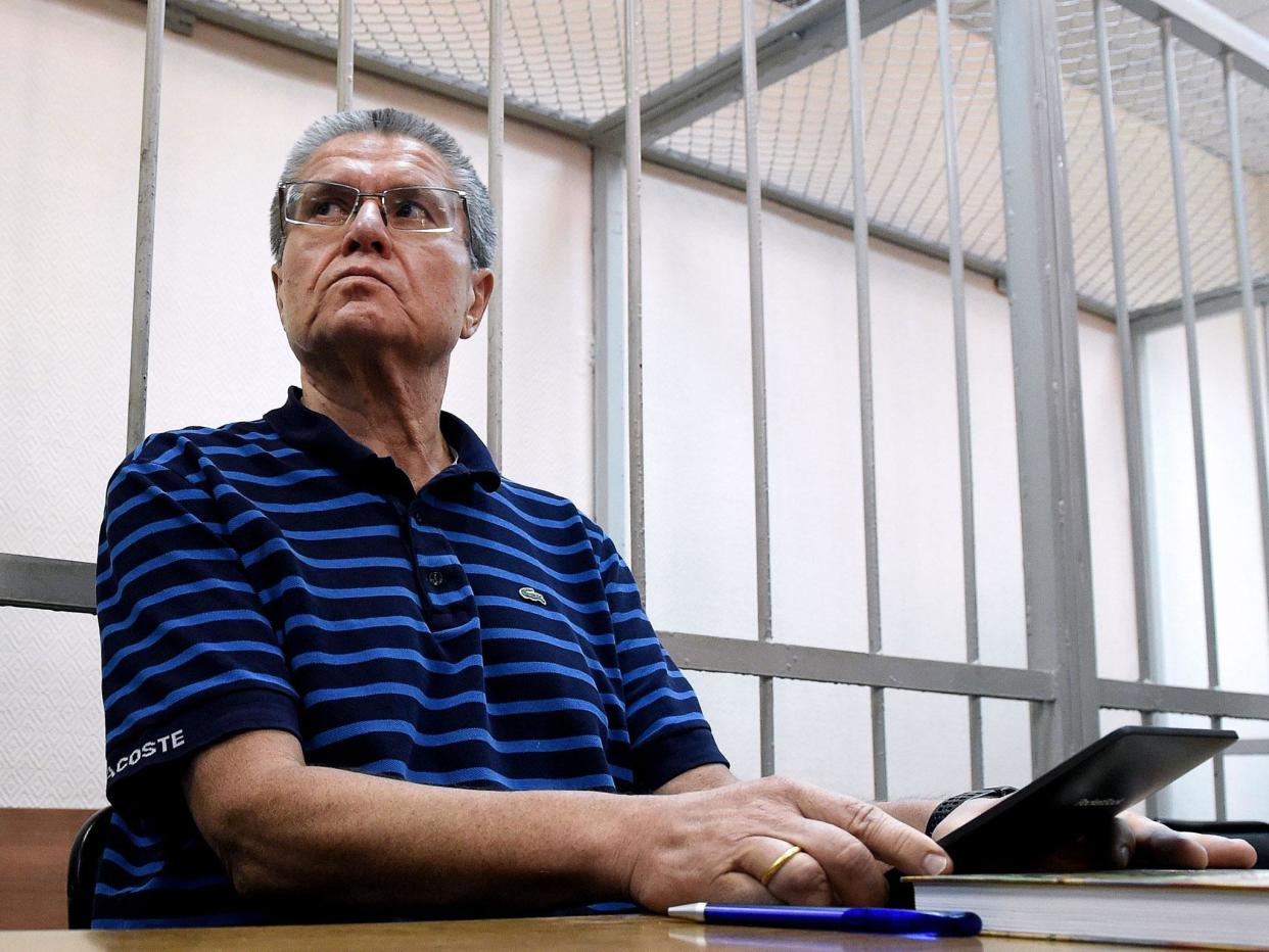 Former Russian economics minister Alexei Ulyukayev stands accused of taking a $2m bribe: AFP