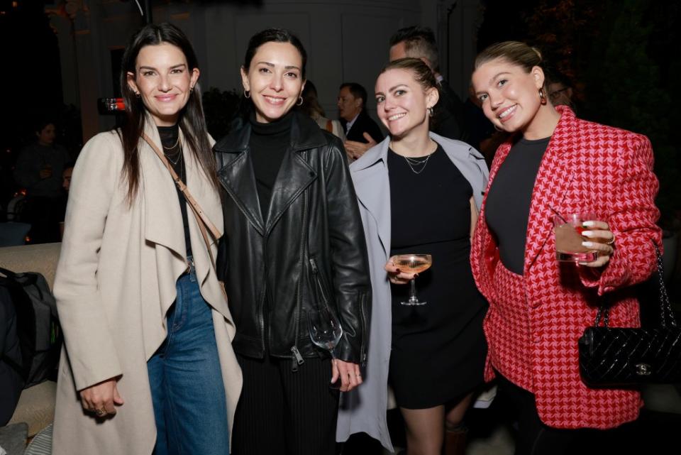 NEW YORK, NEW YORK - OCTOBER 17: Julie Flodr, Daisy Belden, Robyn DelMonte and guest attend Variety x Canva Happy Hour Celebrating New Leaders In Marketing & Advertising at The Ned Nomad on October 17, 2023 in New York City. (Photo by Jason Mendez/Getty Images)