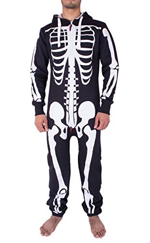 Noroze Men's Black Skeleton Onesie (Amazon / Amazon)