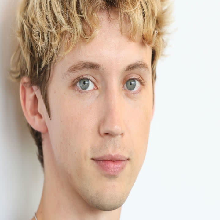 Closeup of Troye Sivan