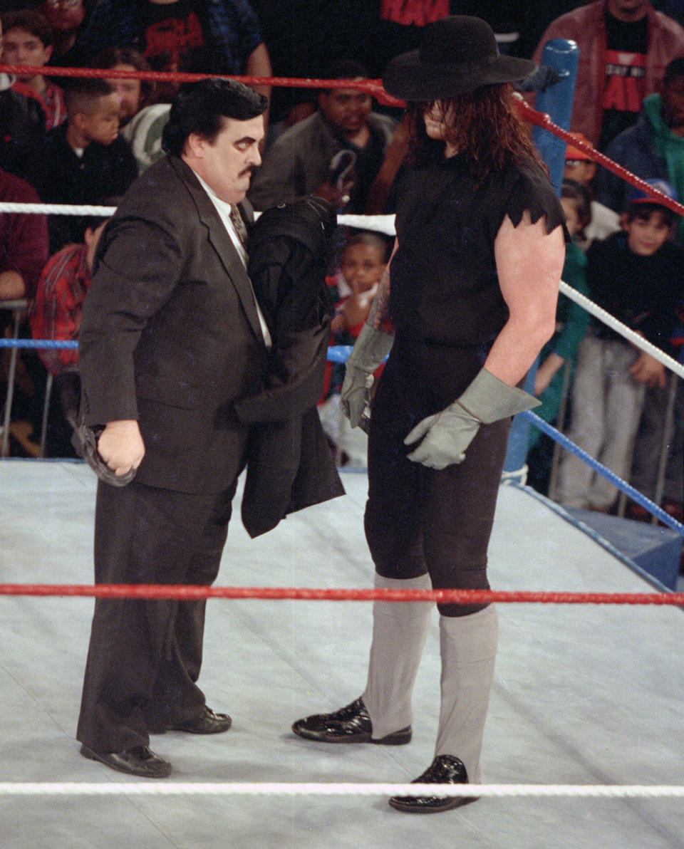 The Undertaker and Paul Bearer (John Barrett / PHOTOlink via Alamy )