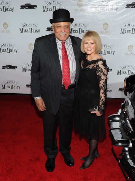 2010: Actor James Earl Jones and wife Cecilia Hart attend the after party for 