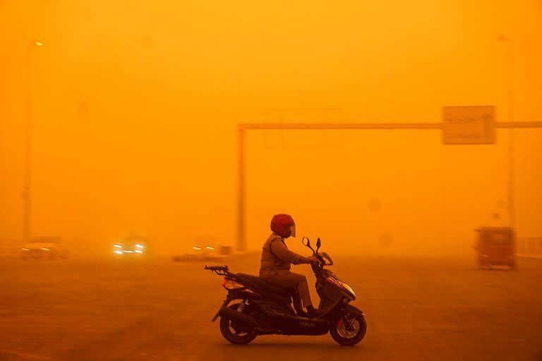 Tormenta de arena; irak; Bagdad; mundo; fotos del día;