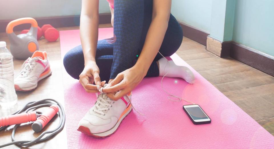 The best equipment for working out at home. (Getty Images)  