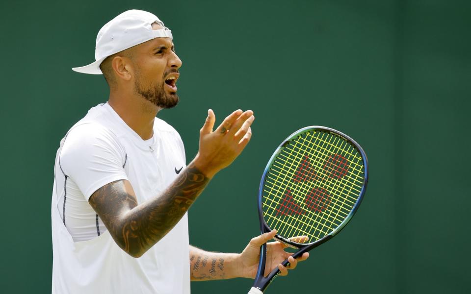 Spitting, swearing and sublime shots: three hours with Nick Kyrgios - SHUTTERSTOCK