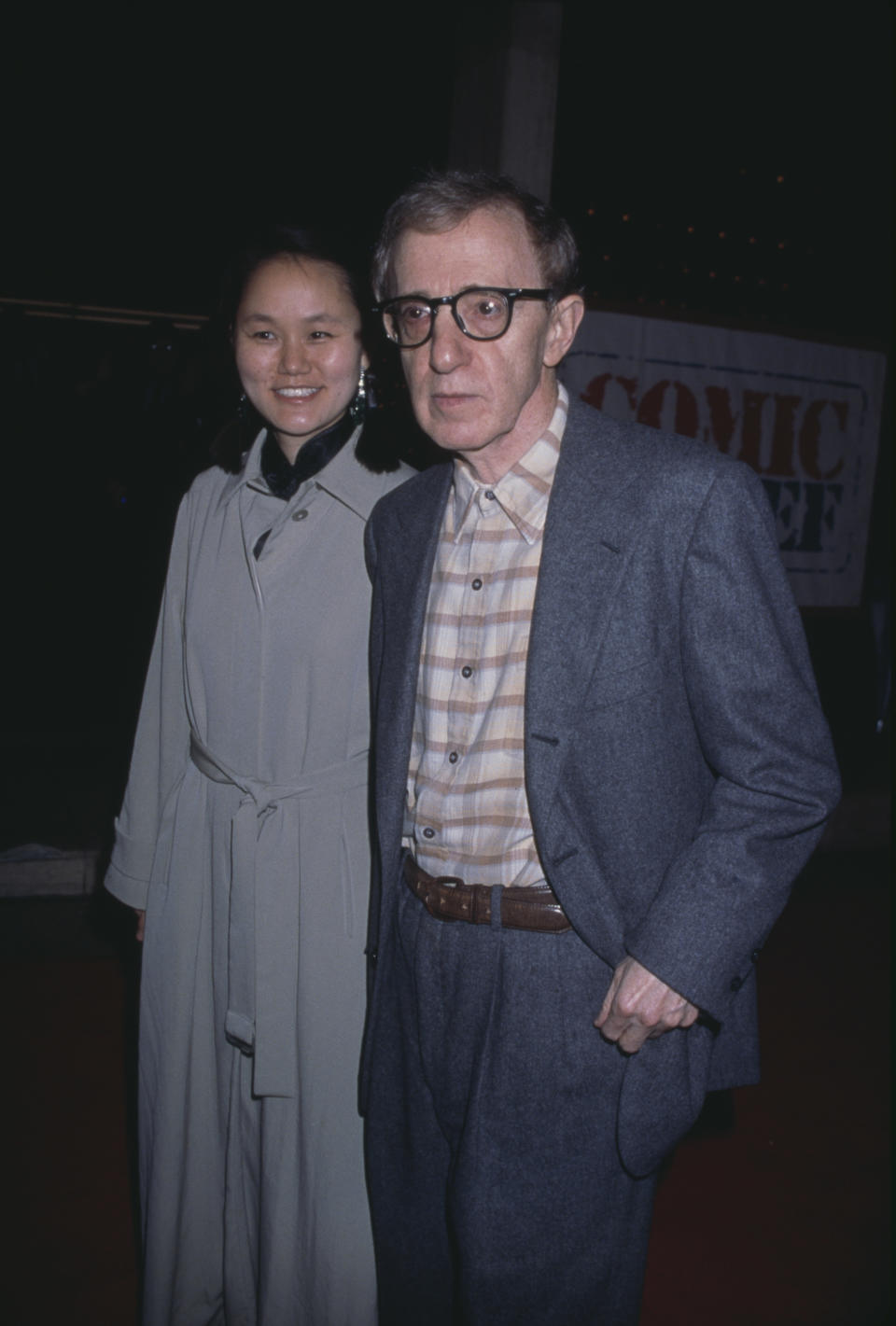 Woody Allen and Soon-Yi Previn at the premiere of 'Deconstructing Harry' held in Los Angeles, California in 1997