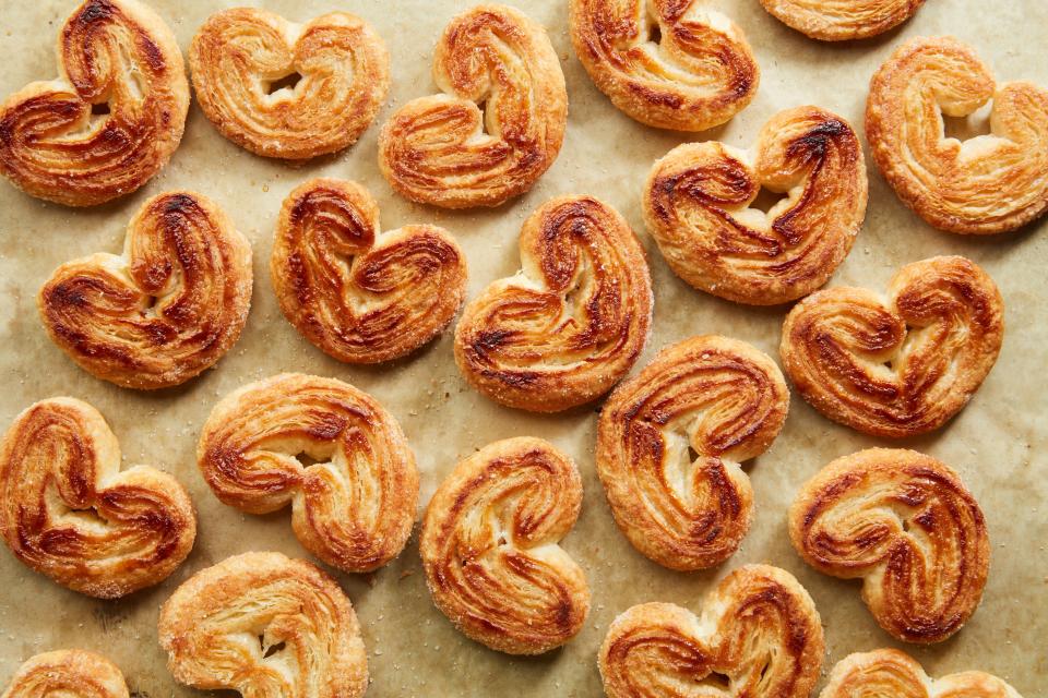 Here's our basic recipe for Palmiers. But you can add whatever spices are calling to you to the sprinkling sugar.