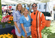 <p>Paltrow (not in costume) joined the comedian and his wife at the GOOD+ Foundation Halloween Bash on Sunday. Jessica, who is the founder of the organization to help impoverished children, dressed as a ’50s diner waitress, while her hubby sported a racing suit and goggles. (Photo: Neilson Barnard/Getty Images for GOOD+ Foundation) </p>