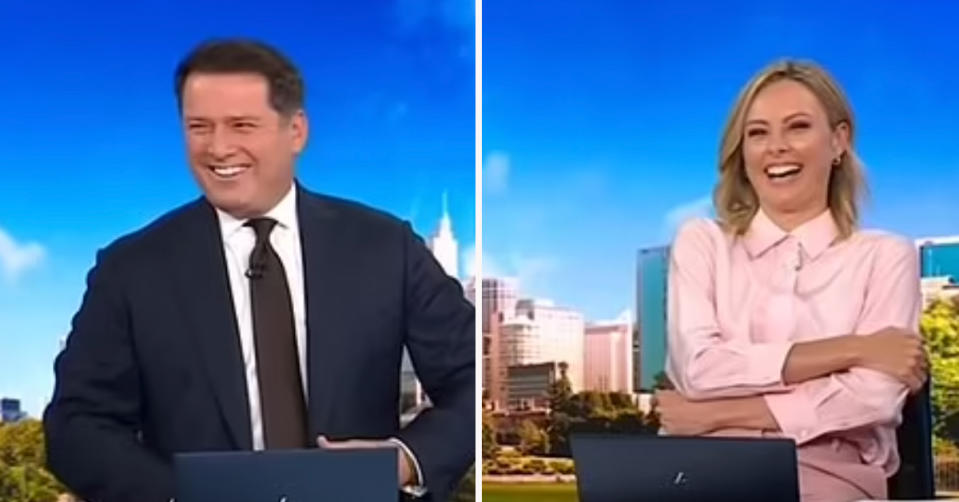 The Today Show's Karl Stefanovic and Ally Langdon 