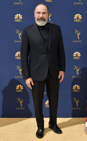 <p>Rob Latour/Variety/Penske Media via Getty</p> Mandy Patinkin at the Emmys in 2018