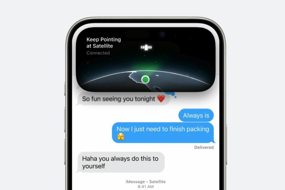 iOS 18新增以衛星訊號傳送簡訊功能是如何運作？