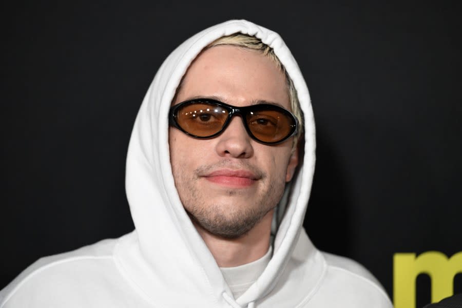 FILE - Pete Davidson attends the premiere of "Meet Cute," Sept. 20, 2022, in New York. “Saturday Night Live” is ready to make its return, five months after ending its season early due to the writers strike. NBC announced Wednesday, Oct. 4, 2023, that Davidson will host the season 49 premiere on Oct. 14, with musical guest Ice Spice. (Photo by Evan Agostini/Invision/AP, File)