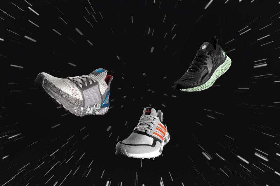 You don't have to go to a galaxy far, far away to score these cool kicks. (Photo: Adidas)