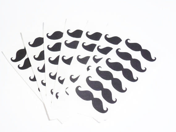 Moustache Stickers