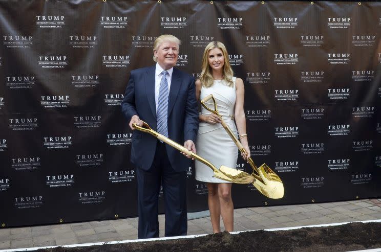 Le président Donald Trump et sa fille, Ivanka. (Photo : Getty Images)