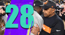 <p>Marvin Lewis is finally out and unfortunately he became a punch line for his playoff record. And yes, 0-7 in the playoffs is unfortunate. But in the big picture, Lewis took over a job that was beyond toxic and made the Bengals respectable. (Marvin Lewis) </p>