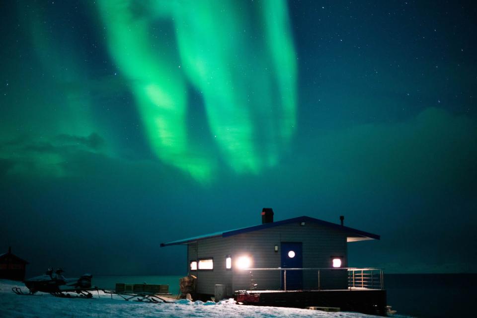 Cecilia Blomdahl Svalbard northern lights