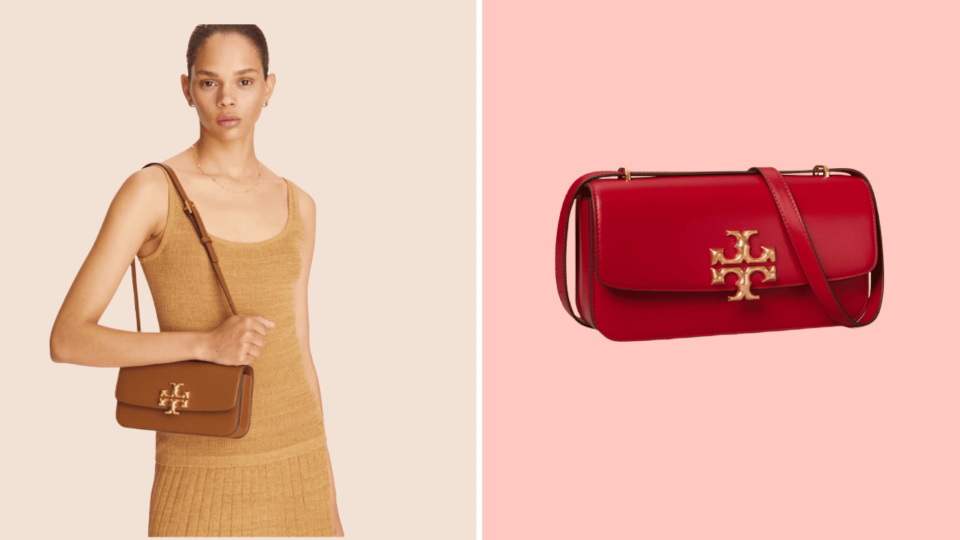 Dress it up or dress it down, the Tory Burch Eleanor crossbody is made for versatility.