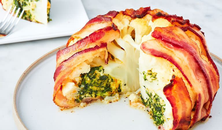 Bacon-Wrapped Cauliflower