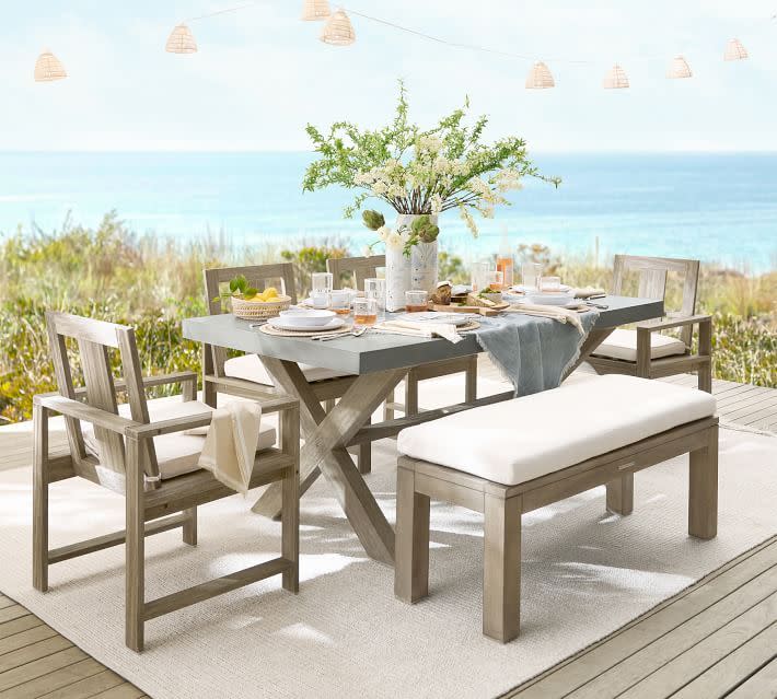 <p><a href="https://go.redirectingat.com?id=74968X1596630&url=https%3A%2F%2Fwww.potterybarn.com%2Fproducts%2Fperformance-faux-natural-fiber-indoor-outdoor-rug&sref=https%3A%2F%2F" rel="nofollow noopener" target="_blank" data-ylk="slk:Shop Now;elm:context_link;itc:0;sec:content-canvas" class="link rapid-noclick-resp">Shop Now</a></p><p>Natural Fiber Indoor/Outdoor Rug</p><p>potterybarn.com</p><p>$799.00</p><span class="copyright">Pottery Barn</span>