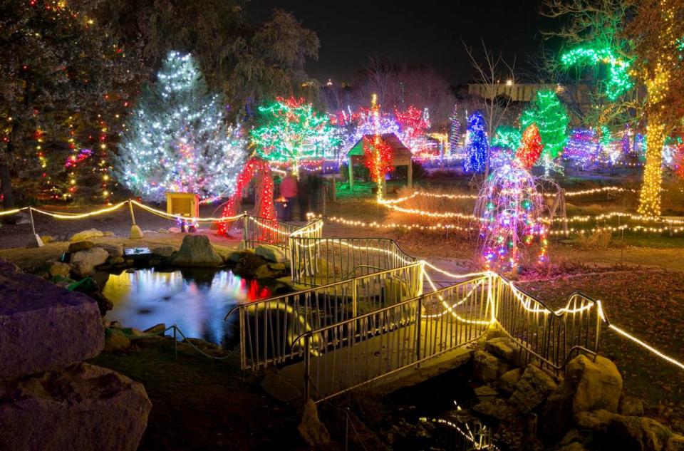 Wander through colorful paths at the Idaho Botanical Garden’s Winter Garden aGlow, open daily (except Nov. 28 and Dec. 4) through Tuesday, Jan. 1.