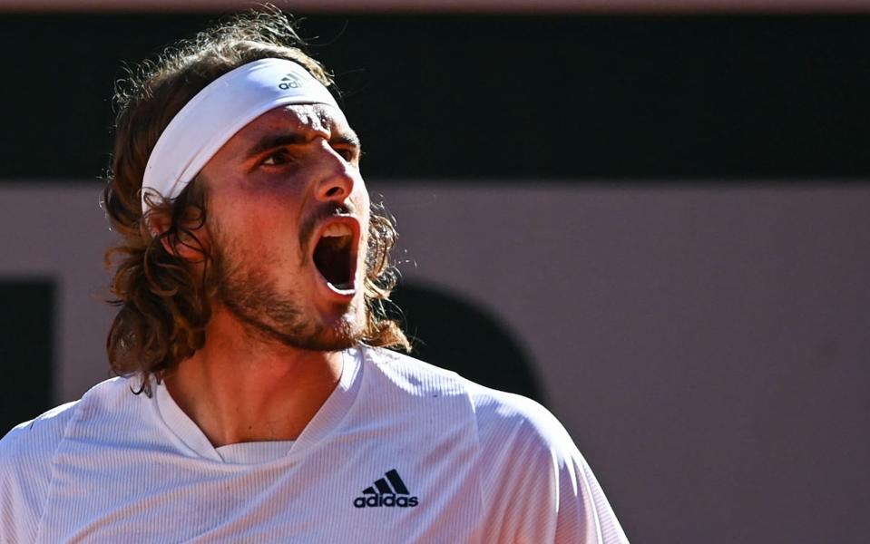 Stefanos Tsitsipas - Stefanos Tsitsipas overcomes Alexander Zverev to win five-set thriller and reach French Open final - AFP