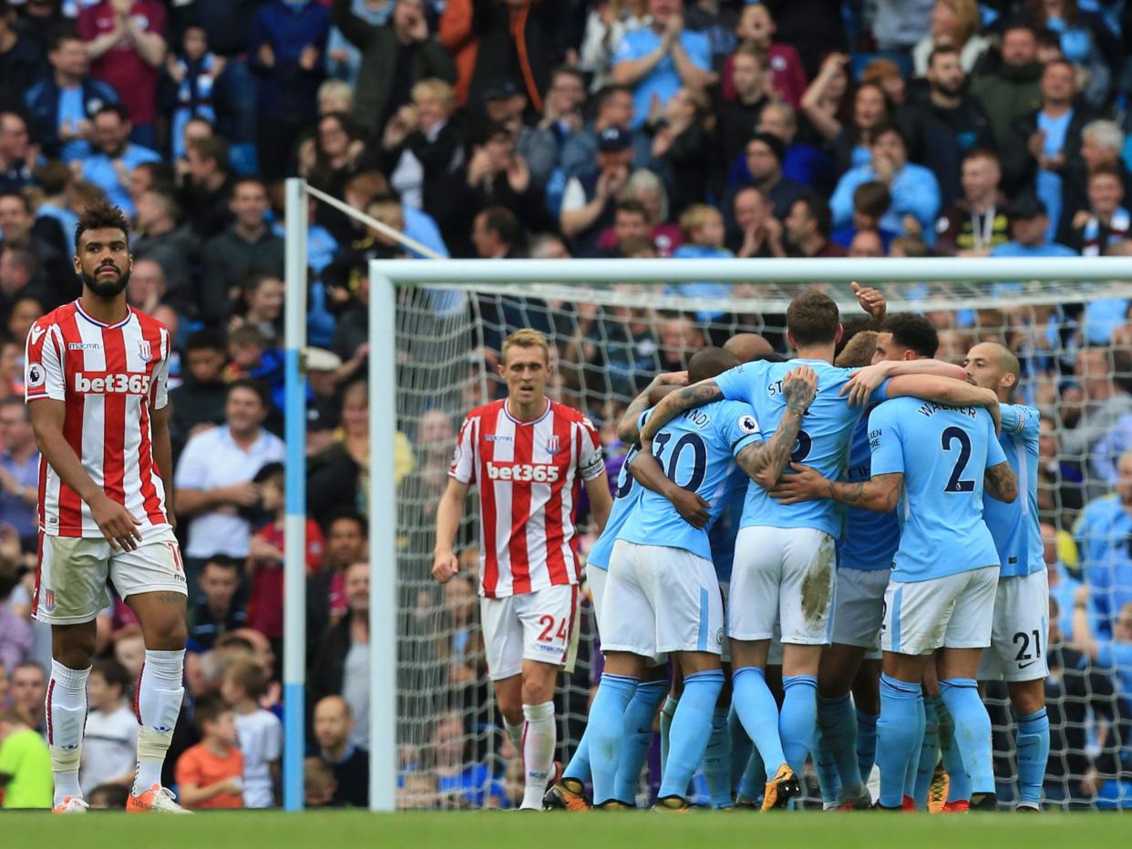 Manchester City have 17 goals in their last three home games: Getty