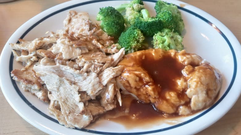 IHOP's roasted turkey dinner 