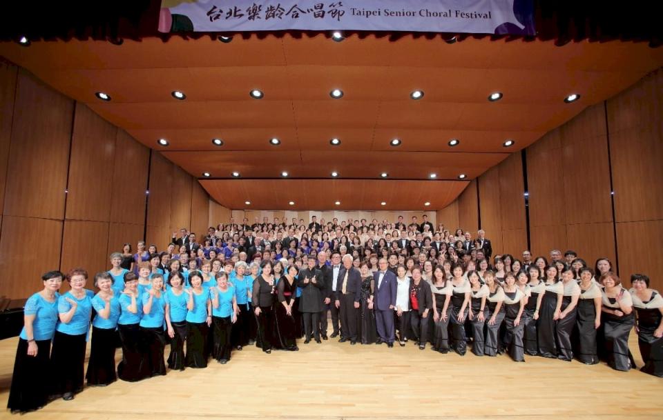 專為熟齡族群量身打造的「台北樂齡合唱節」，去年大獲好評，今年將於9月21日與22日在中山堂中正廳舉行交流音樂會。(台北愛樂文教基金會提供)