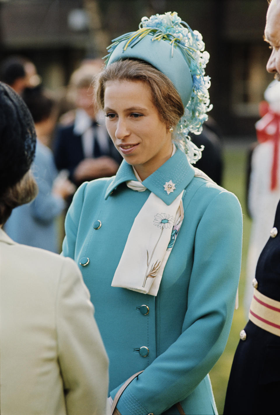 Princess Anne in Berlin for the Queen's Birthday Parade, in 1973. (Getty Images)