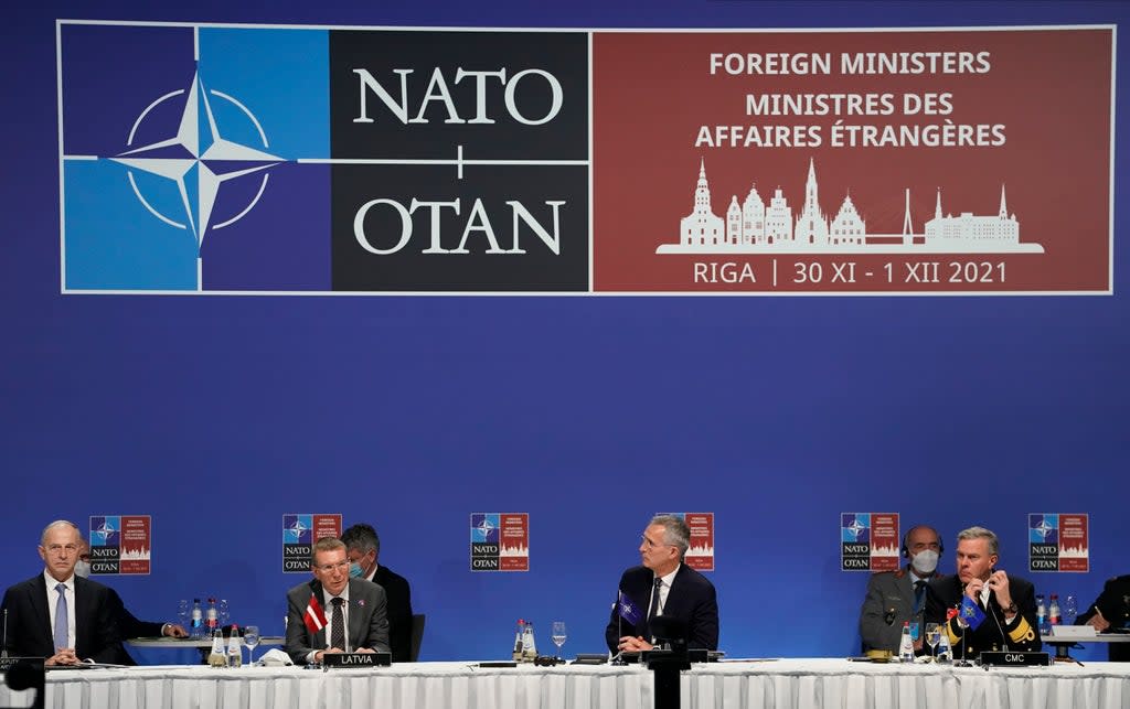 Latvia NATO (ASSOCIATED PRESS)