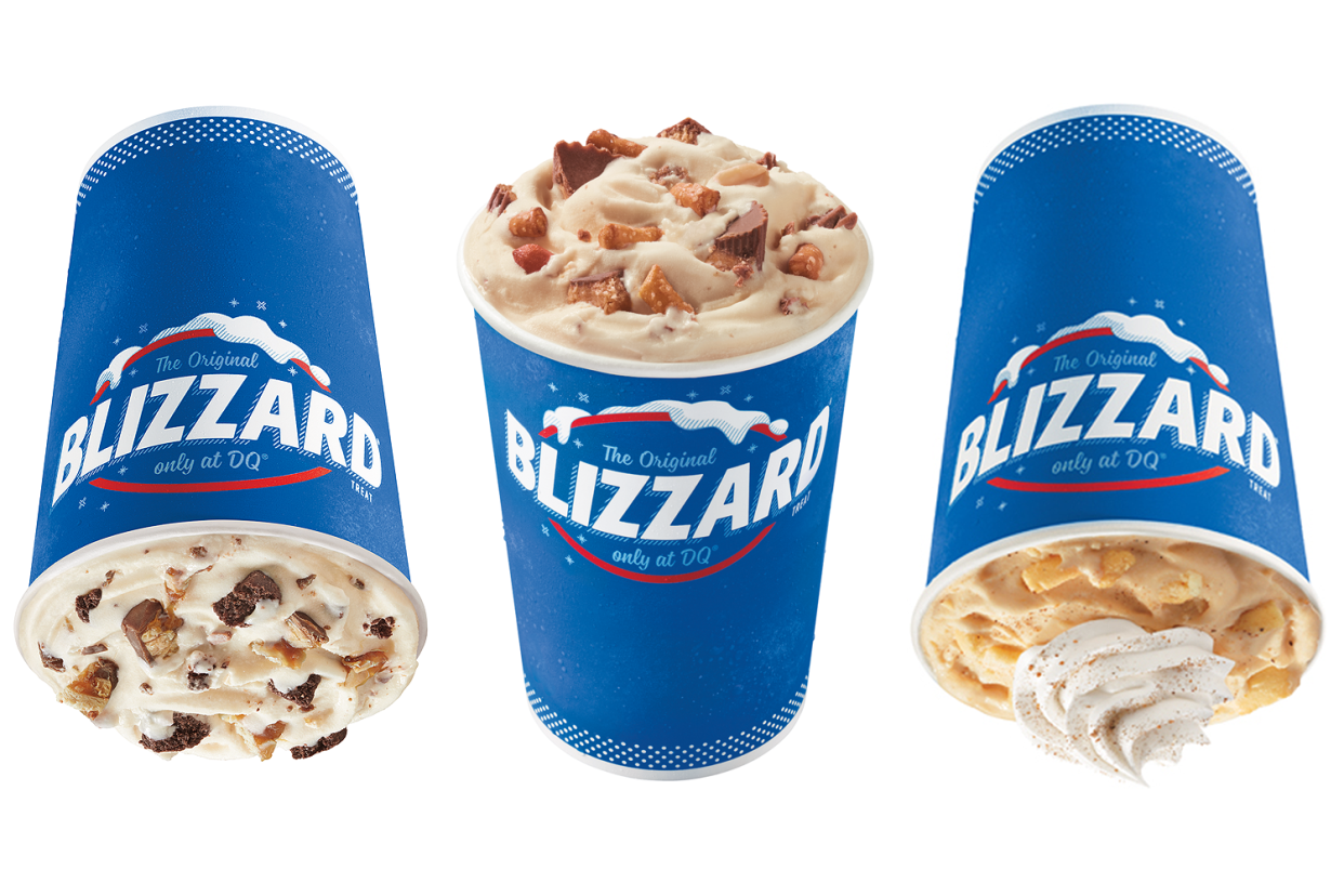 Dairy Queen Fall Blizzards