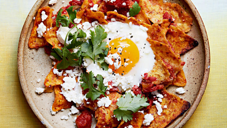 chilaquiles egg bake