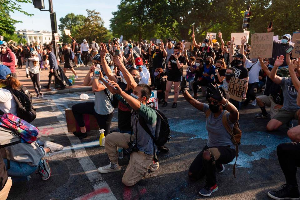 george floyd protests white house