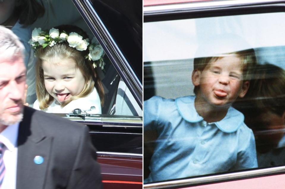 Princess Charlotte and Prince Harry