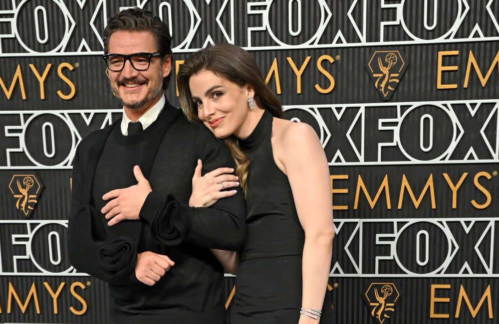 Pedro Pascal with sister Lux at the Emmy awards credit:Bang Showbiz