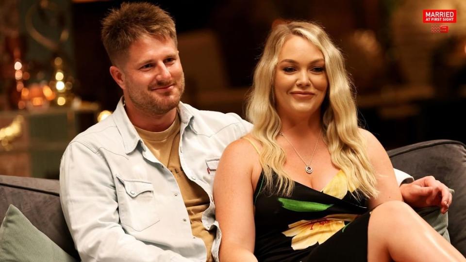 Married At First Sight's Bryce Ruthven and Melissa Rawson