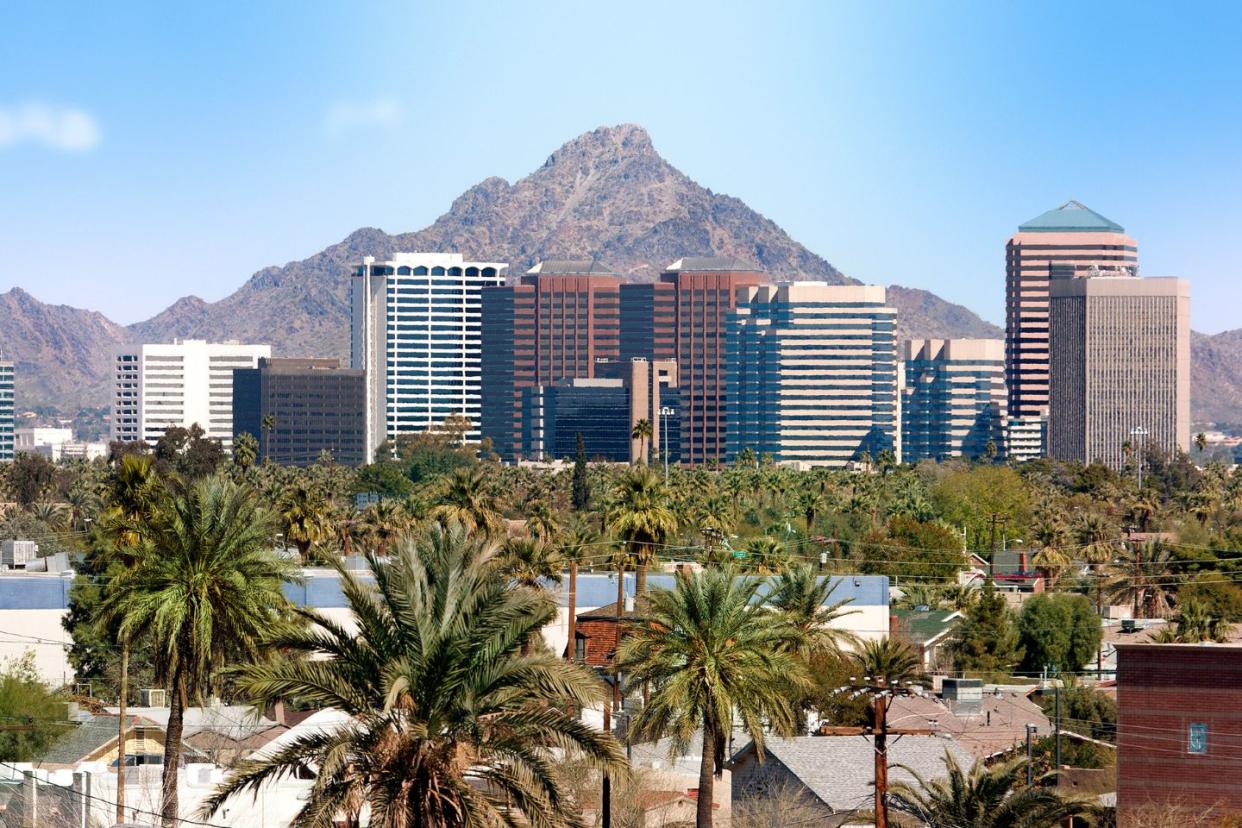 view of downtown Scottsdale Arizona