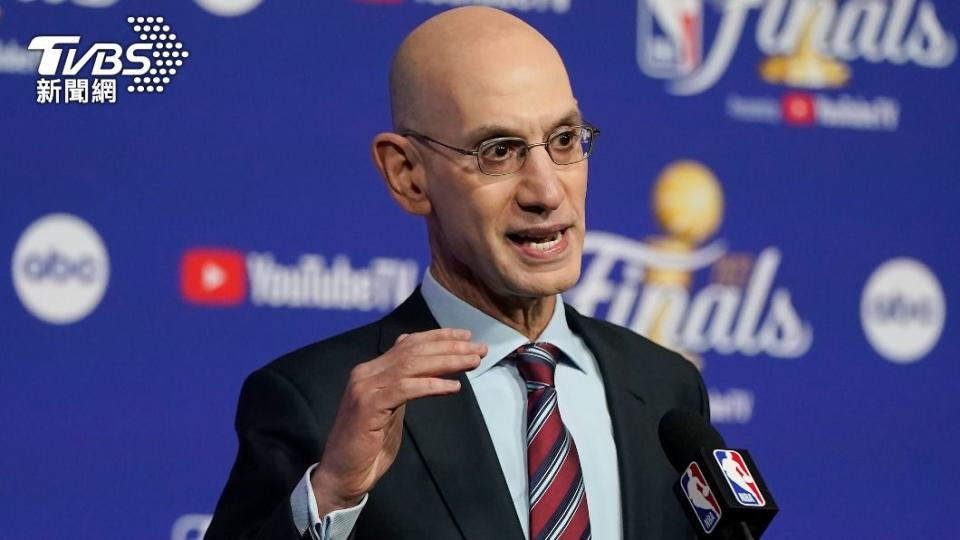 NBA總裁席佛（Adam Silver）。（圖／達志影像美聯社）