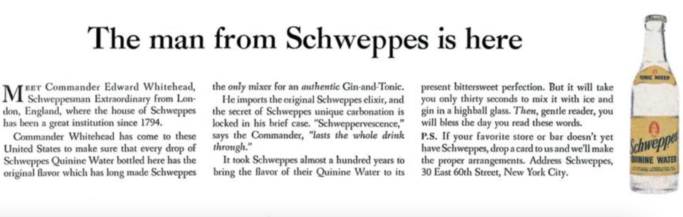 Ogilvy for Schweppes