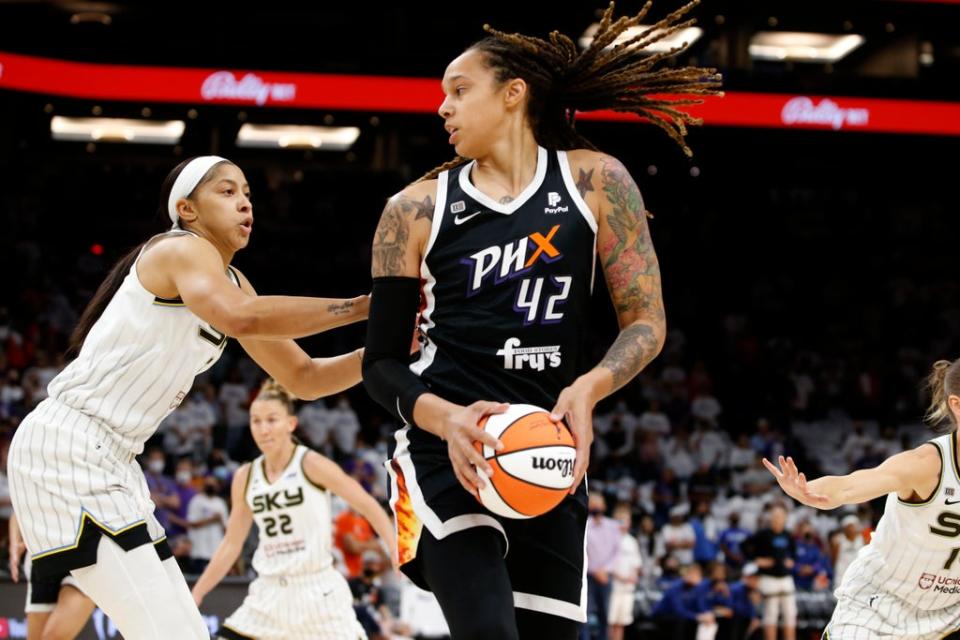 Brittney Griner (Copyright 2021 The Associated Press. All rights reserved)