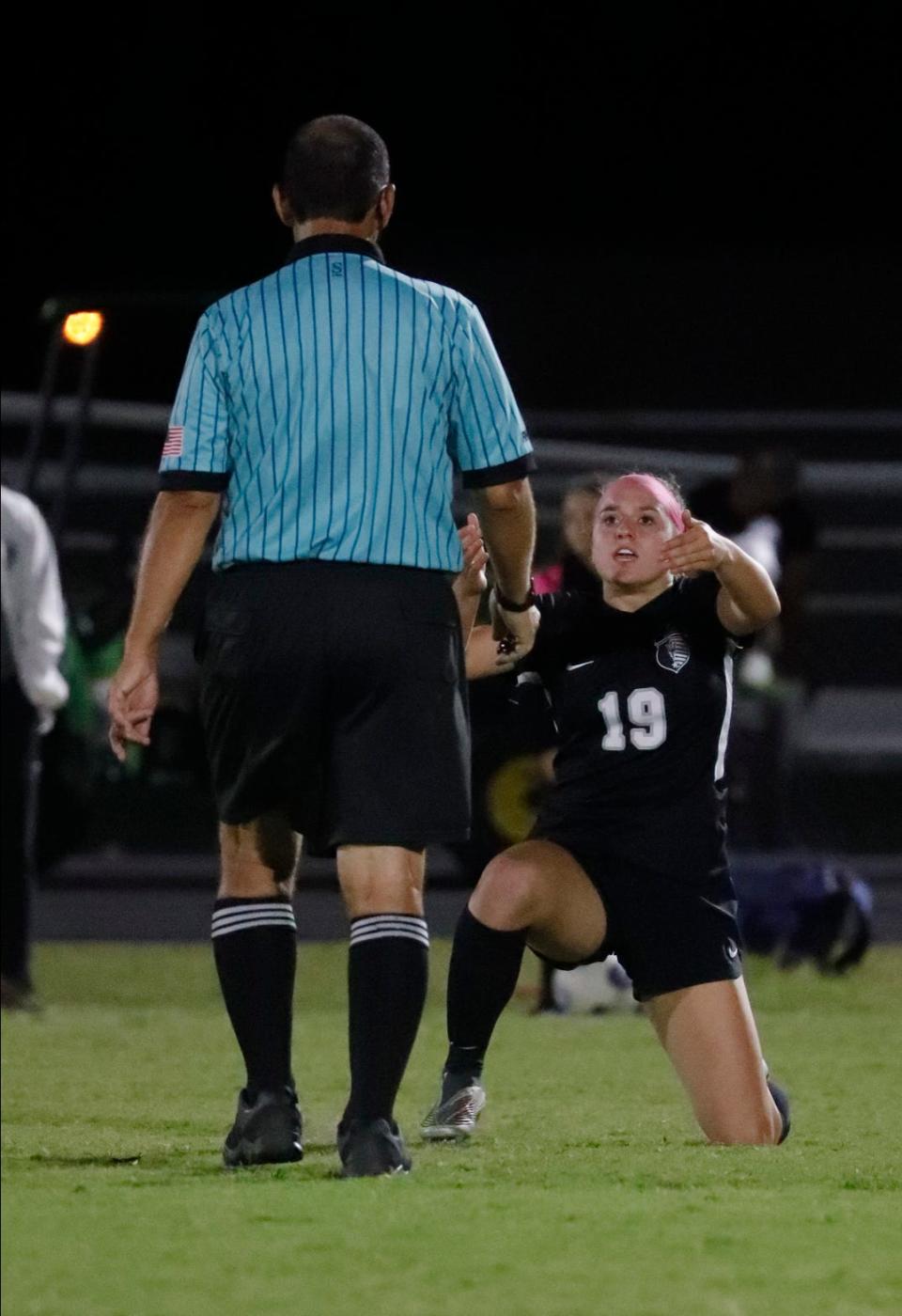 The Mariner High School girls soccer team defeated Naples 2-0 Friday, Feb. 10, 2023, in the regional semi-final game. 