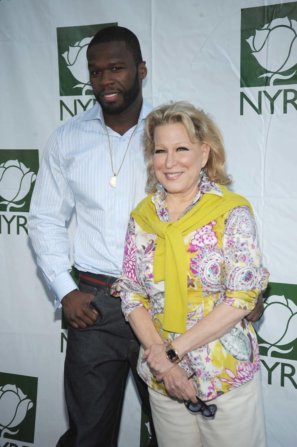 50 Cent and Bette Midler