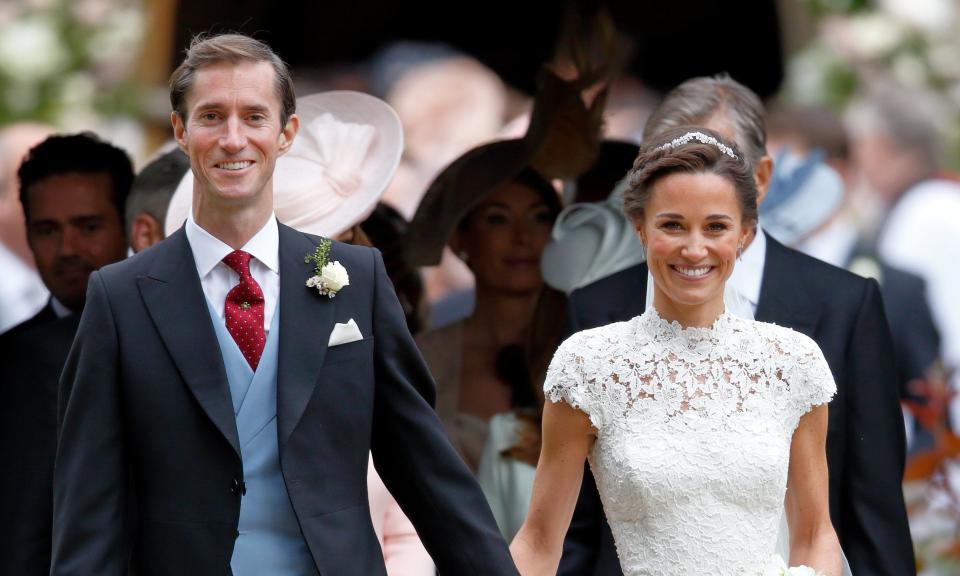 Middleton and Matthews on their wedding day.&nbsp; (Photo: Max Mumby/Indigo via Getty Images)